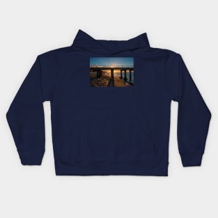 Dromana Pier, Romana, Mornington Peninsula, Victoria, Australia Kids Hoodie